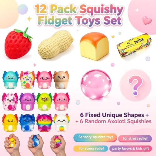 Sensory Squishy Fidget Toy Pack