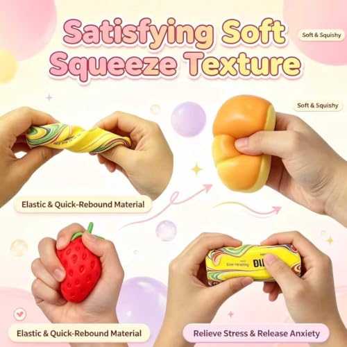 Sensory Squishy Fidget Toy Pack