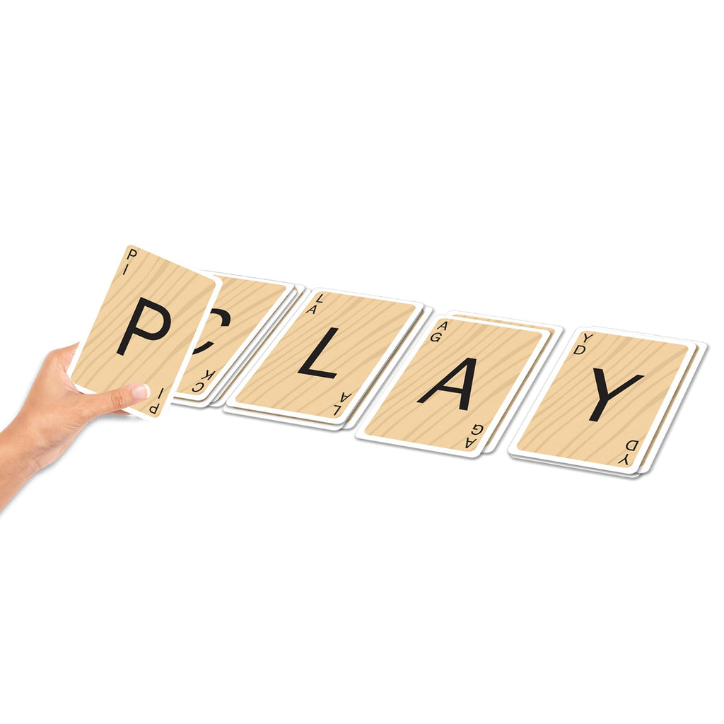 Scrabble Slam Card Game The Original 2000's Mega Hit, Fast-Paced Card Game Version of Scrabble, for 2 to 4 Players, Ages 8+