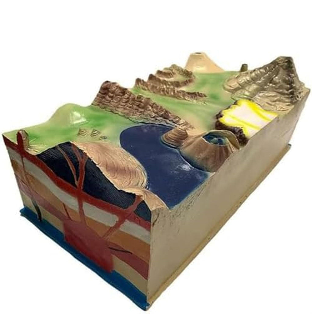 3D Volcano Distribution Model,Complete Volcano Demonstration