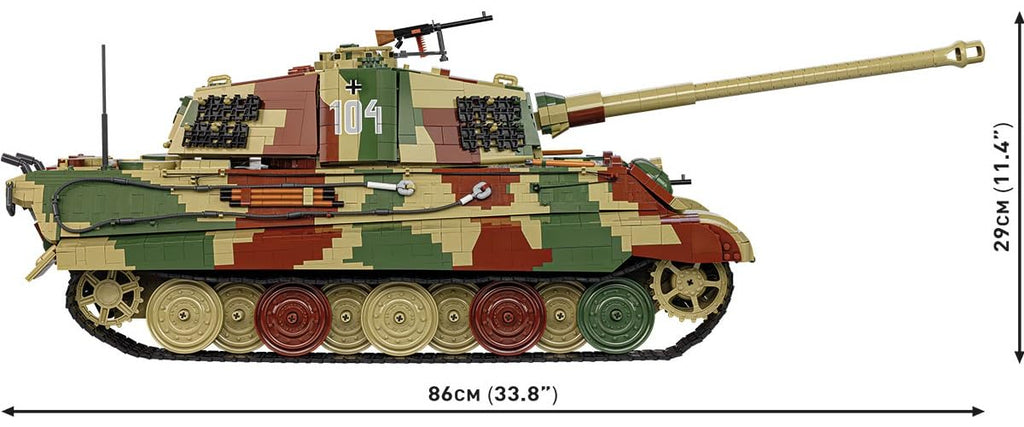 COBI Tiger II Königstiger, The Tank Museum, 1:12 Scale, 11,170 Pieces
