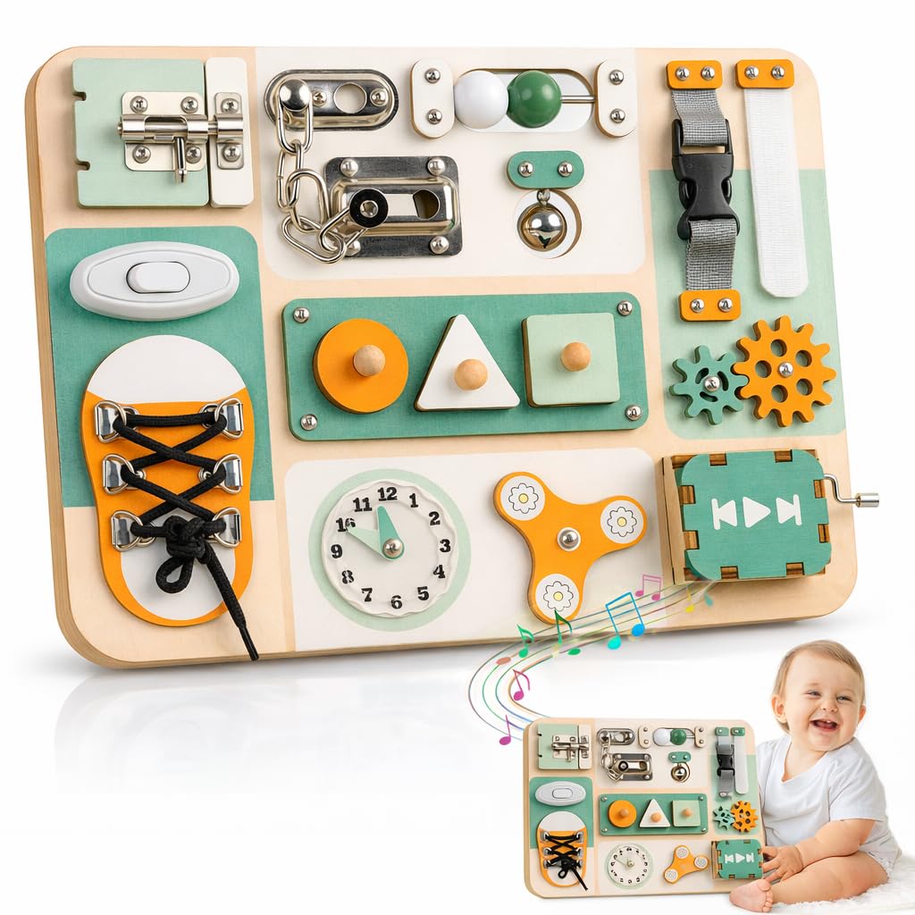 KALOTOYS Montessori Toddler Busy Board