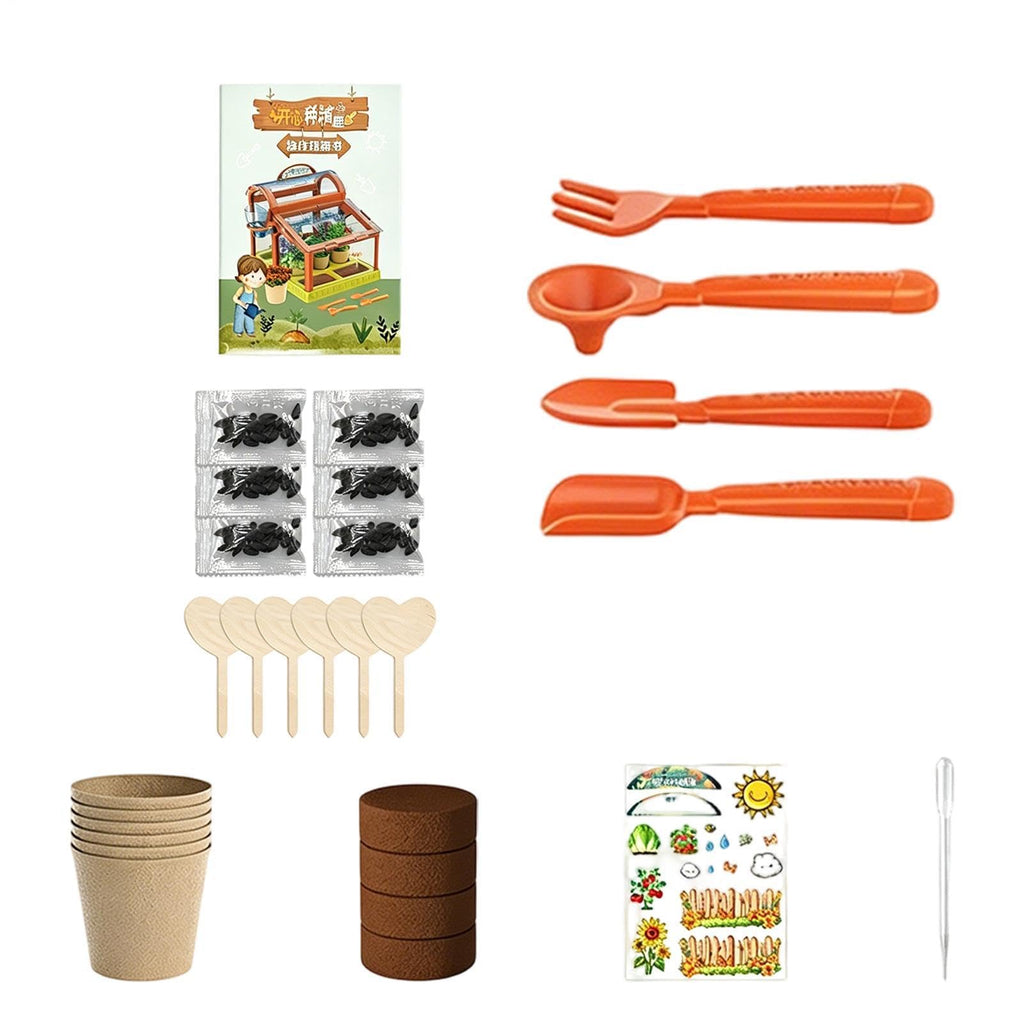 Kids Indoor Plant Growing Greenhouse Kit