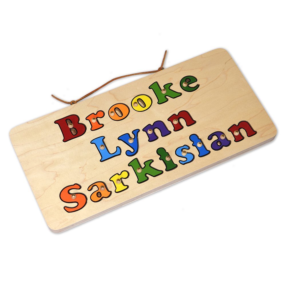 3 Name Personalized Wooden Name Puzzle