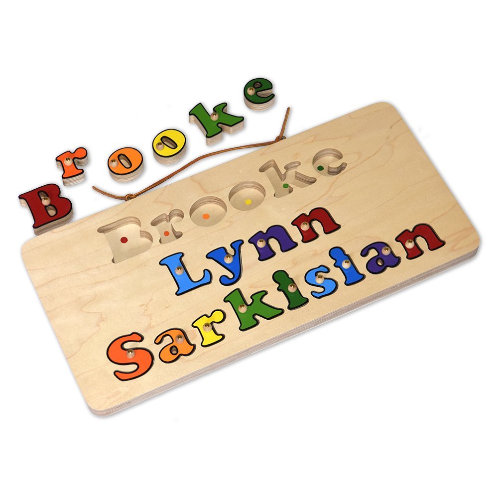 3 Name Personalized Wooden Name Puzzle