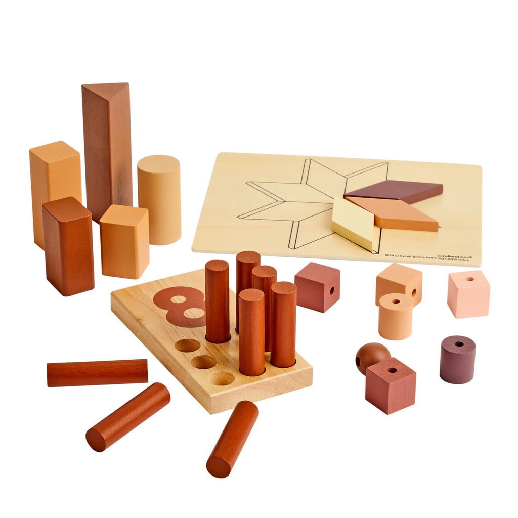 Excellerations Natural Math Kit - Kit of 3
