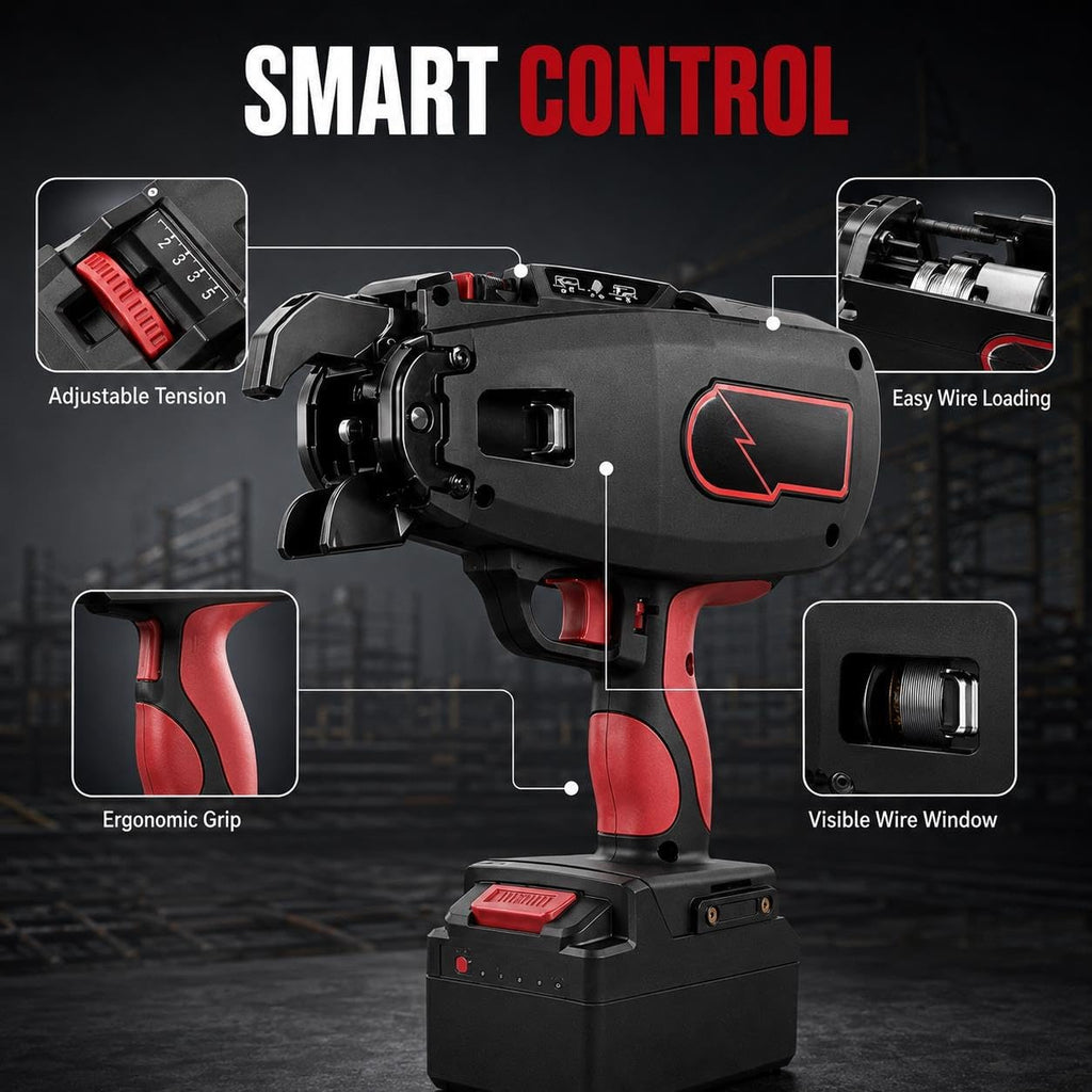 Portable Rebar Binding Machine, Complete Kit 2