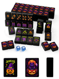 Halloween American Mahjong Tile Set Witch Halloween Cat Aesthetic Cool