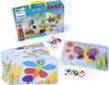 Miniland Educational - Interactive Peg Board Game with 180 Pegs & 6 Worksheets, 3/8"