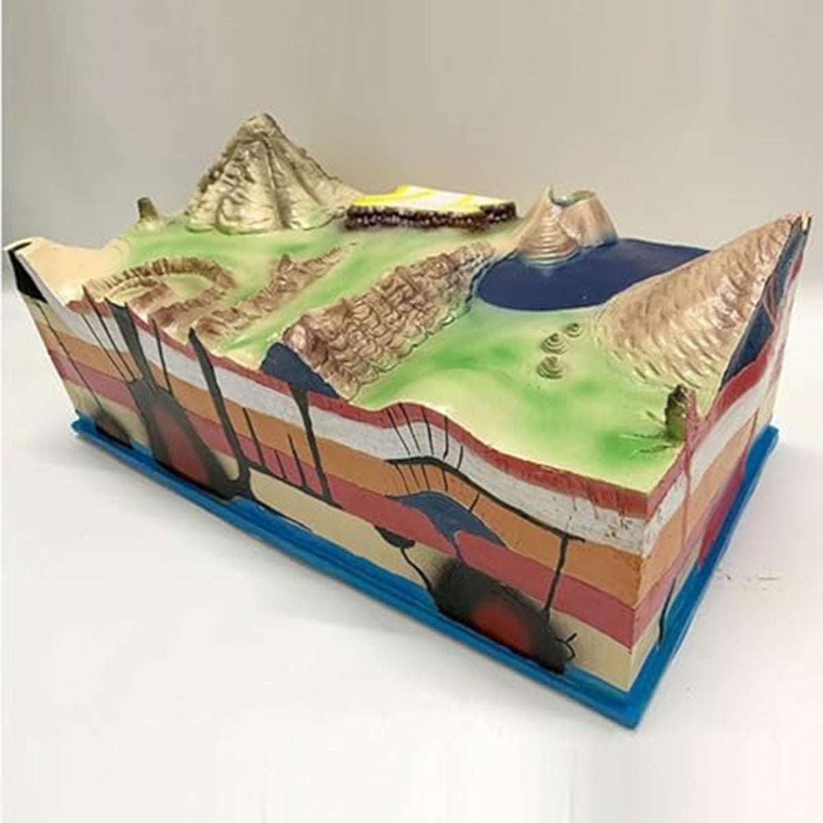 3D Volcano Distribution Model,Complete Volcano Demonstration
