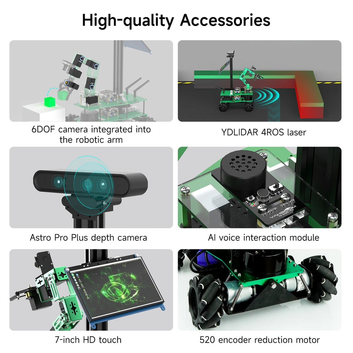 Yahboom Rosmaster X3 Plus Adults ROS Programming Artificial Intelligence to Build Experimental Project Kit with Lidar and Depth Camera Support APP Handle Control