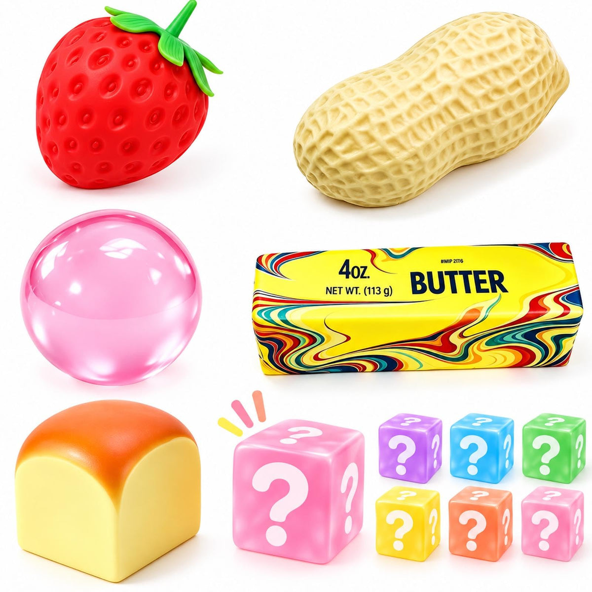 Sensory Squishy Fidget Toy Pack