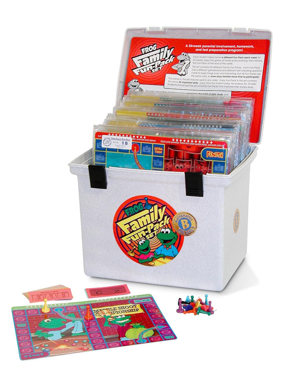 2nd Grade Math Family Fun-Pack Game Set - Level B