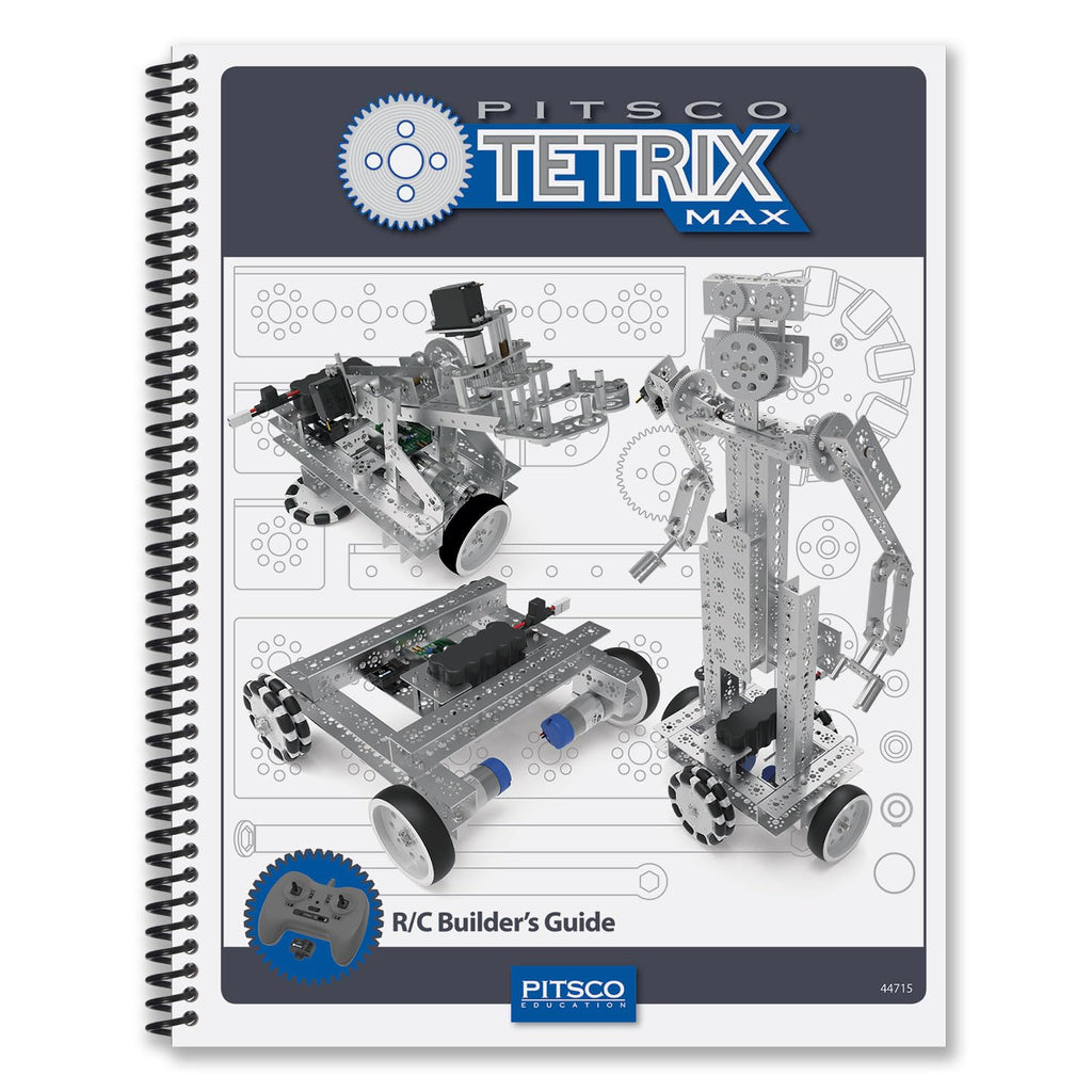 Pitsco Education TETRIX MAX R/C Robotics Set, STEM Projects for Teens Ages 15 & Up, Robotics Construction Sets, Real-World Engineering, Includes Nearly 700 Building Elements & Assembly Tools
