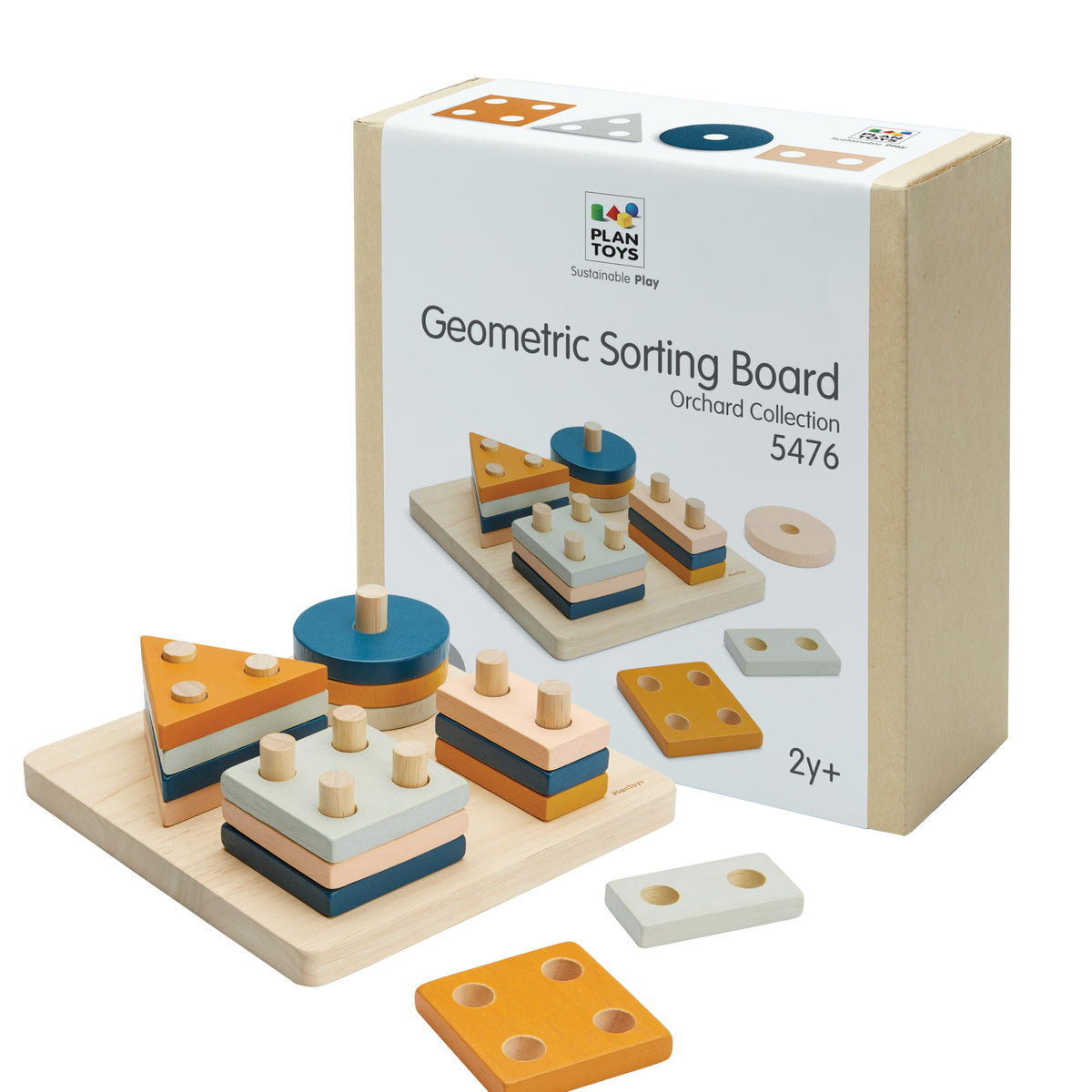 PlanToys Geometric Peg Board Learning Toy