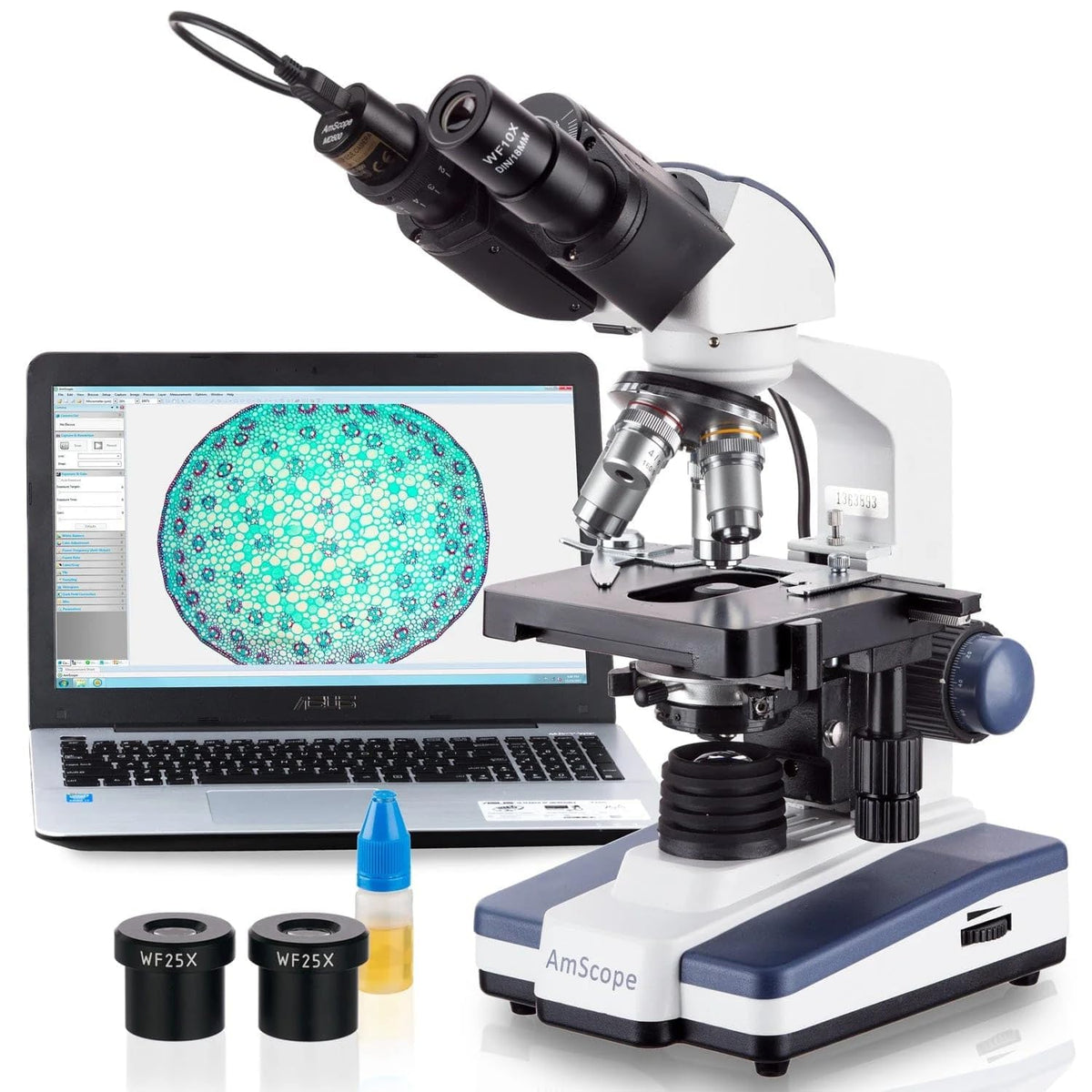 AmScope B120 LED Binocular Microscope