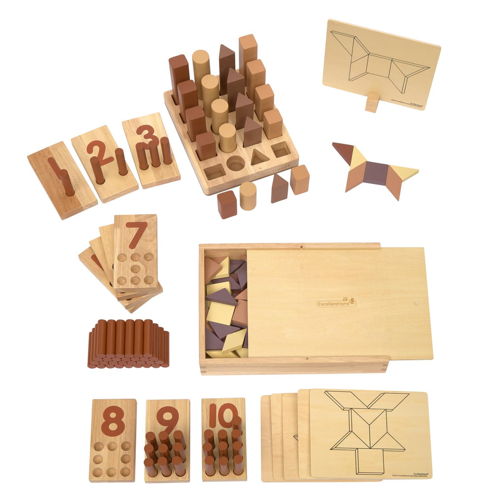 Excellerations Natural Math Kit - Kit of 3