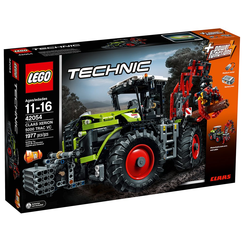 LEGO TECHNIC 42054 CLAAS XERION 5000 TRAC VC Building Kit (1977 Piece)