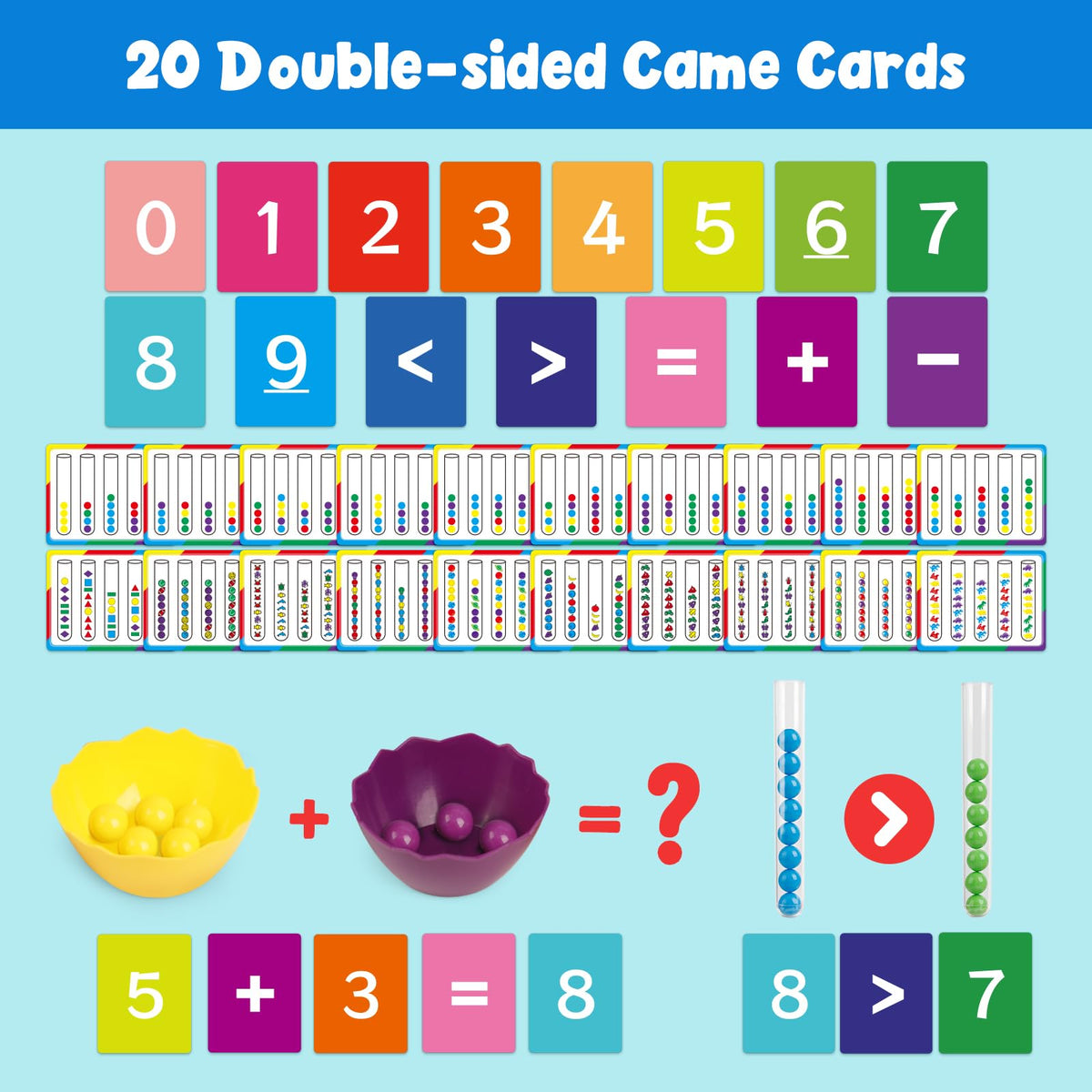 Aizweb Montessori Counting & Sorting Set