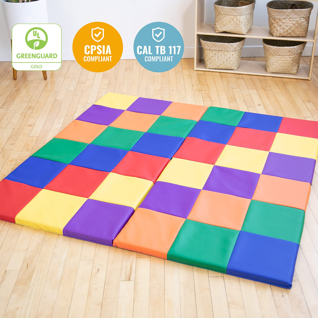 ECR4Kids SoftZone Patchwork Activity Mat