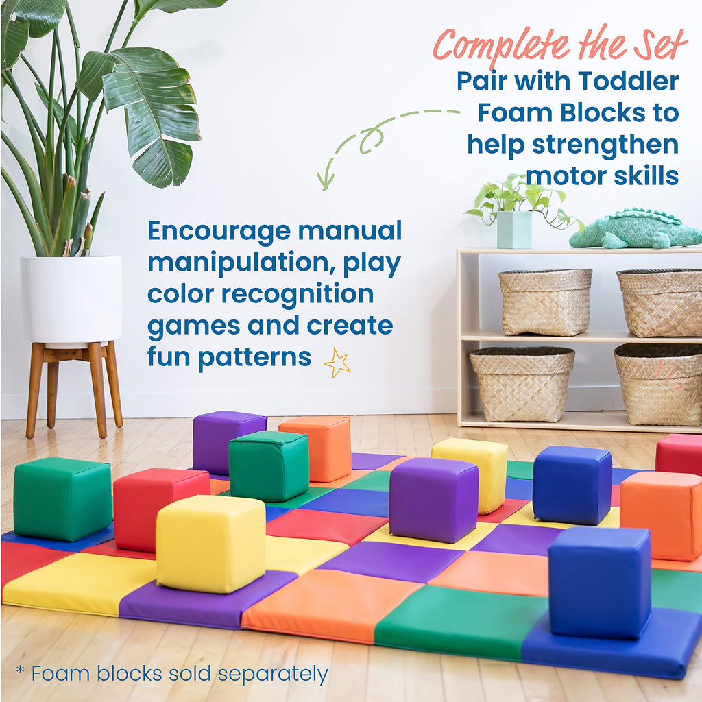 ECR4Kids SoftZone Patchwork Activity Mat