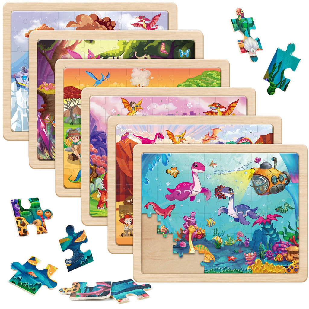 SYNARRY 6 Pcaks Jigsaw Puzzles