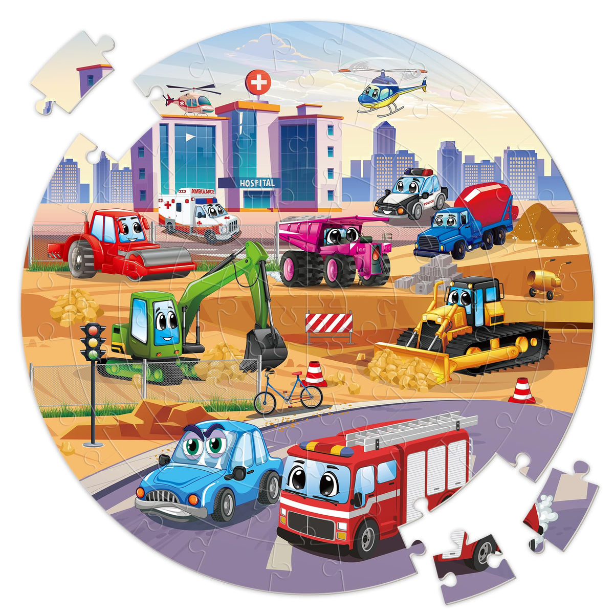 SYNARRY Kids Educational Floor Puzzle