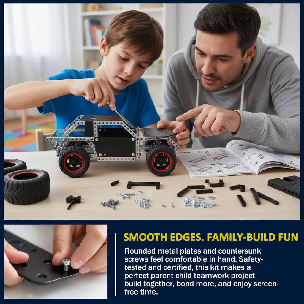 ROHSCE Metal Building Toys for Boys & Girls 8-12 Years Old