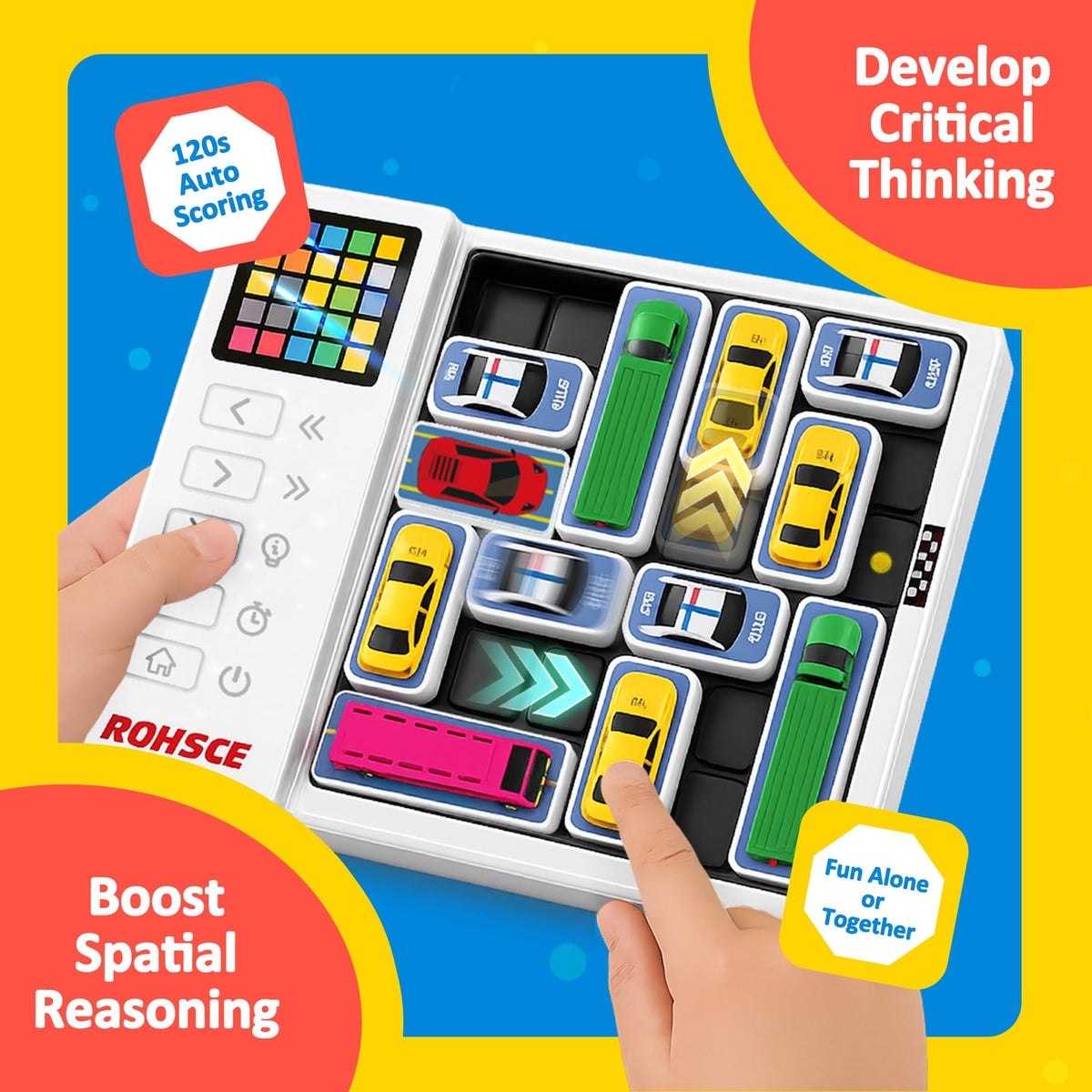 Huarong Road Logic Parking Puzzle Game