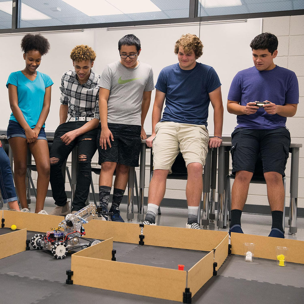 Pitsco Education TETRIX MAX R/C Robotics Set, STEM Projects for Teens Ages 15 & Up, Robotics Construction Sets, Real-World Engineering, Includes Nearly 700 Building Elements & Assembly Tools