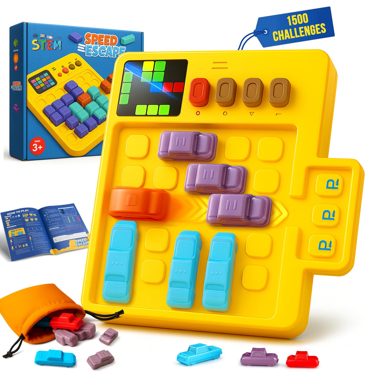 Huarong Road Logic Parking Puzzle Game
