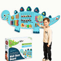 AthomBear Dinosaur Sensory Activity Panels for Kids Busy Board, Board