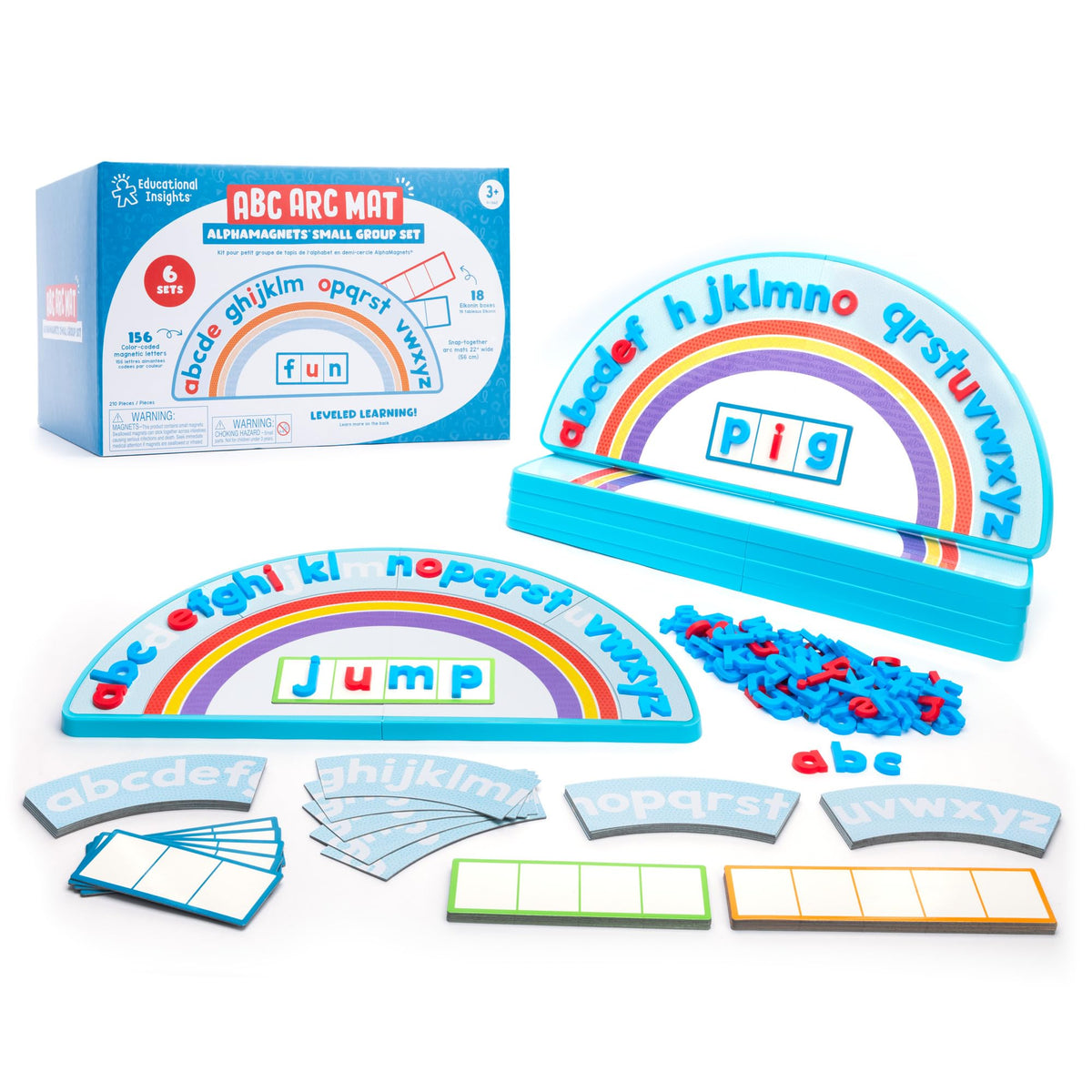 AlphaMagnets ABC Alphabet Arc Learning Mat