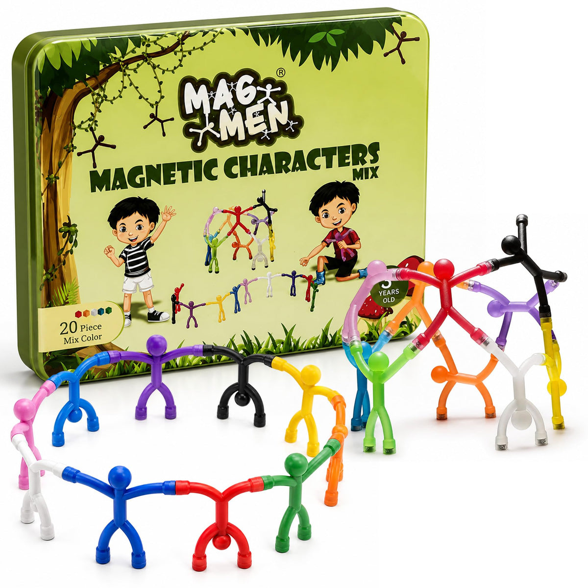 MAGMEN Magnetic People Travel Toy Set