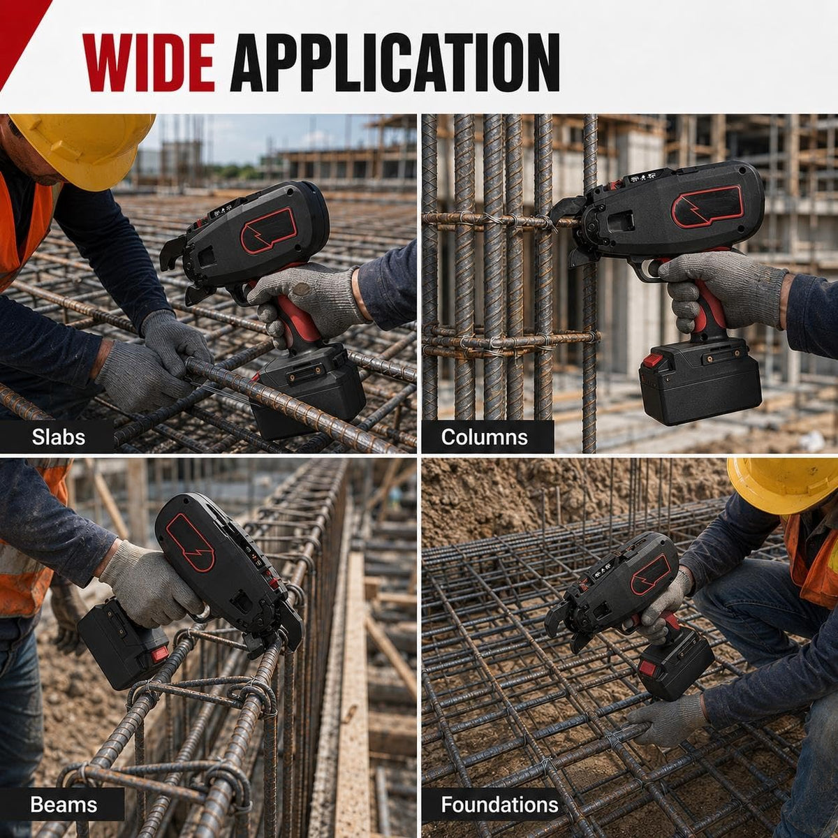 Portable Rebar Binding Machine, Complete Kit 2