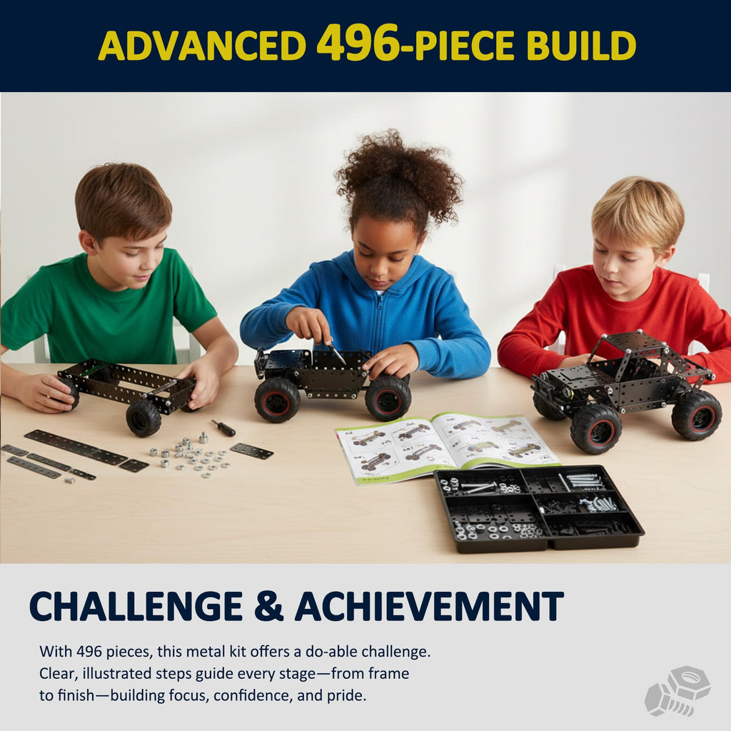 ROHSCE Metal Building Toys for Boys & Girls 8-12 Years Old