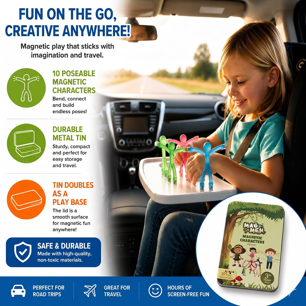 MAGMEN Magnetic People Travel Toy Set
