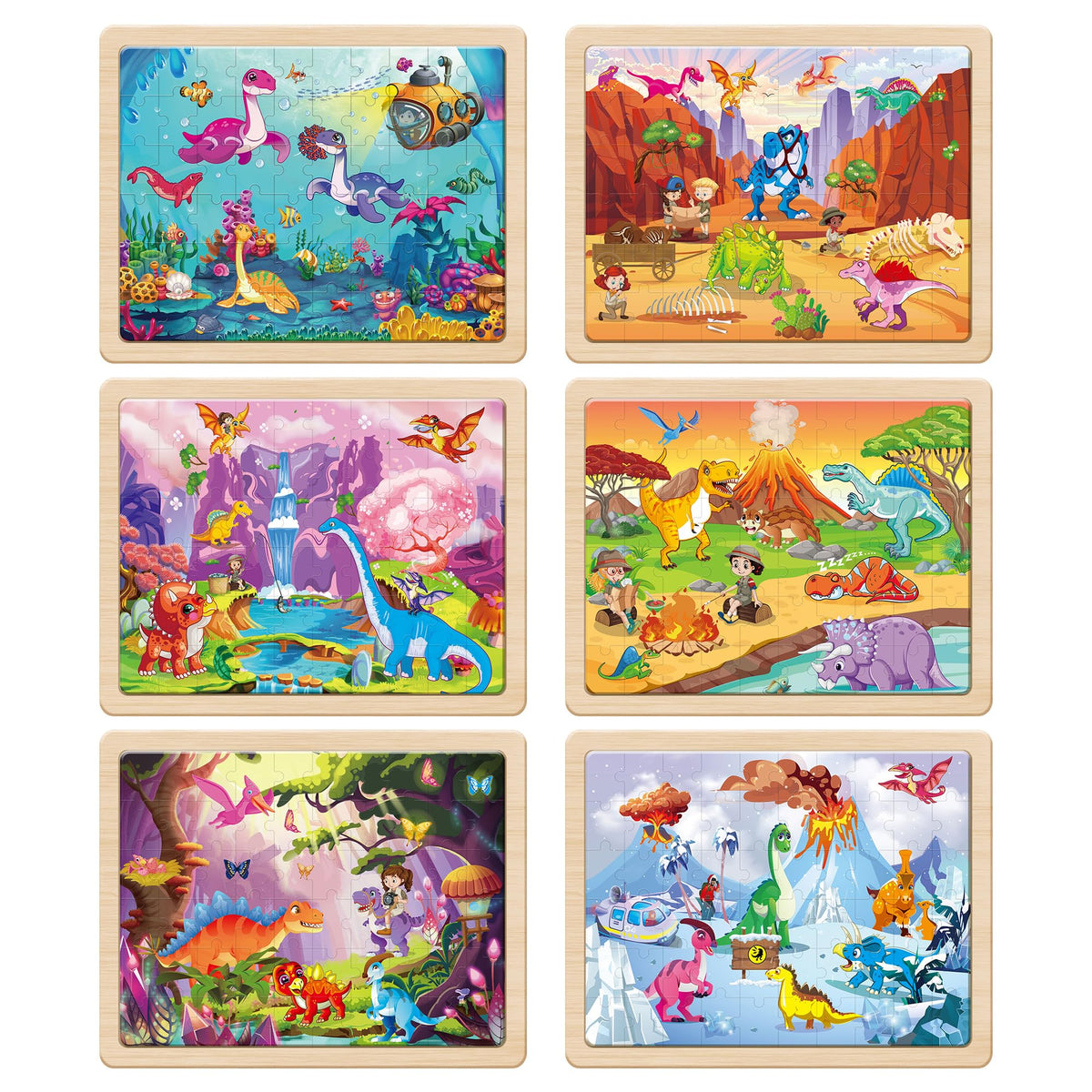 SYNARRY 6 Pcaks Jigsaw Puzzles