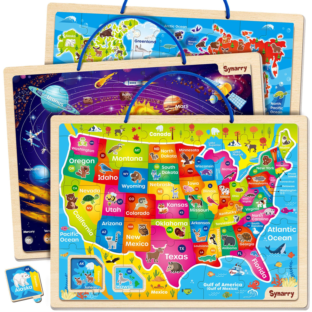 SYNARRY Educational Jigsaw Puzzle Set