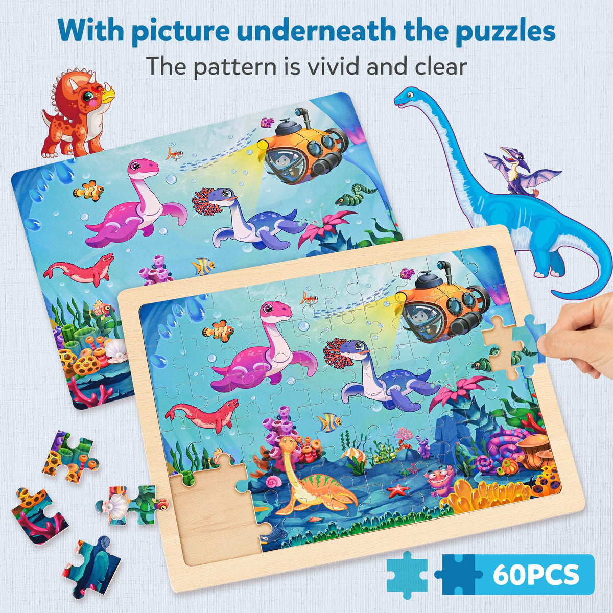 SYNARRY 6 Pcaks Jigsaw Puzzles