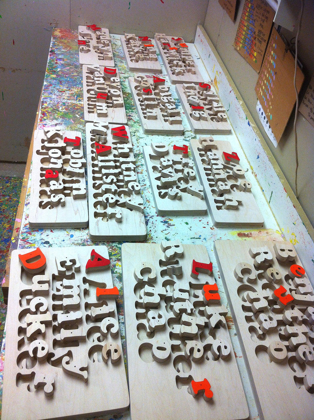 3 Name Personalized Wooden Name Puzzle